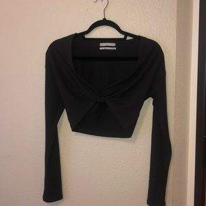 urban outfitters cropped long sleeve